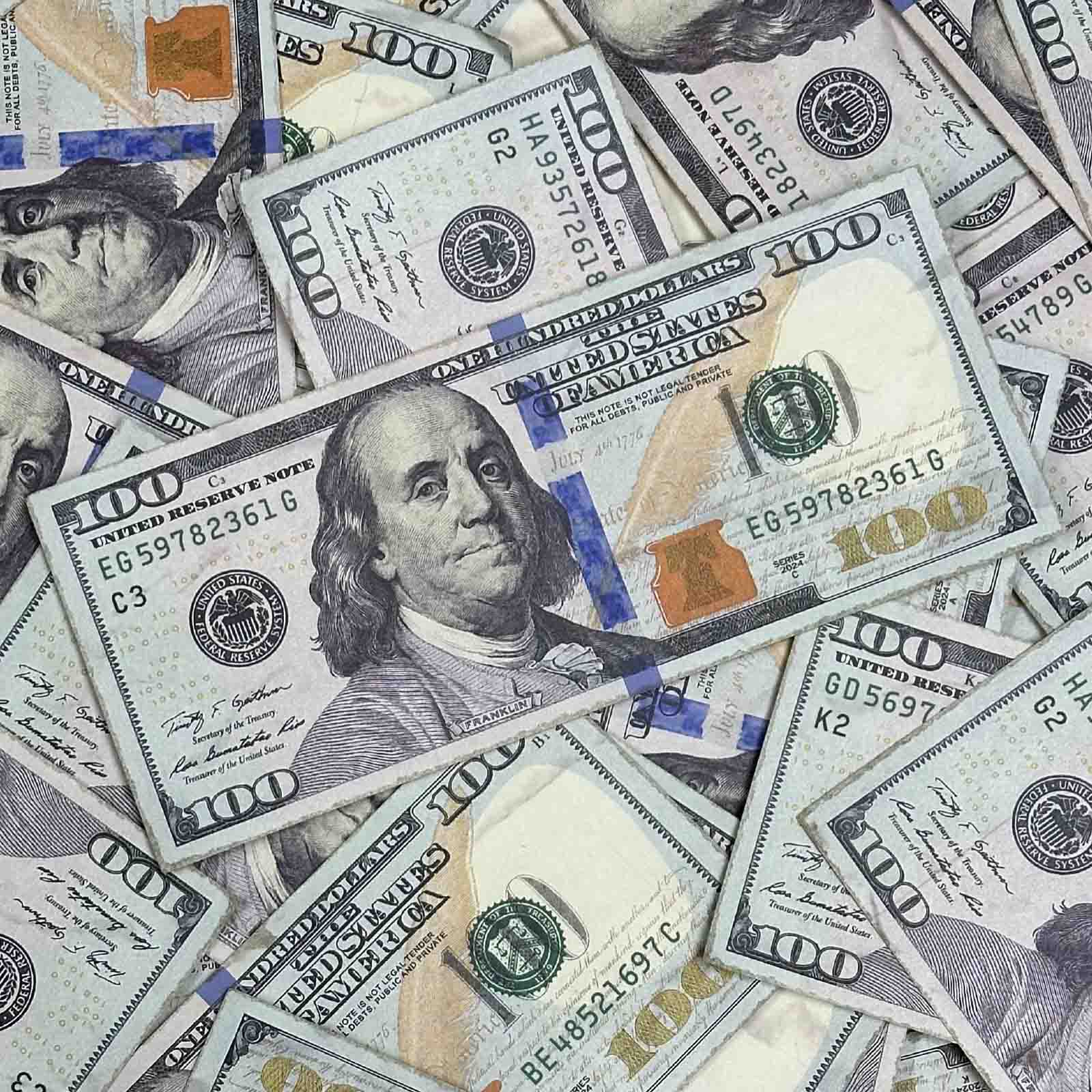 Production ready $100 Close-Up RealAged® New Series Hero Bills