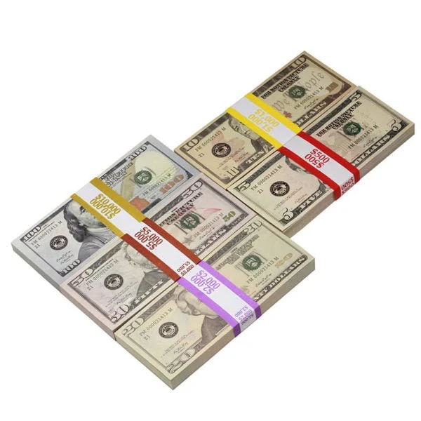 New Style Mix $18,500 Blank Filler Prop Money Package