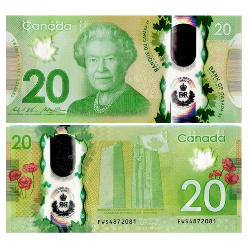 Polymer Canadian Prop Money