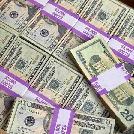 New Series Aged Full Print Prop Money Stack
