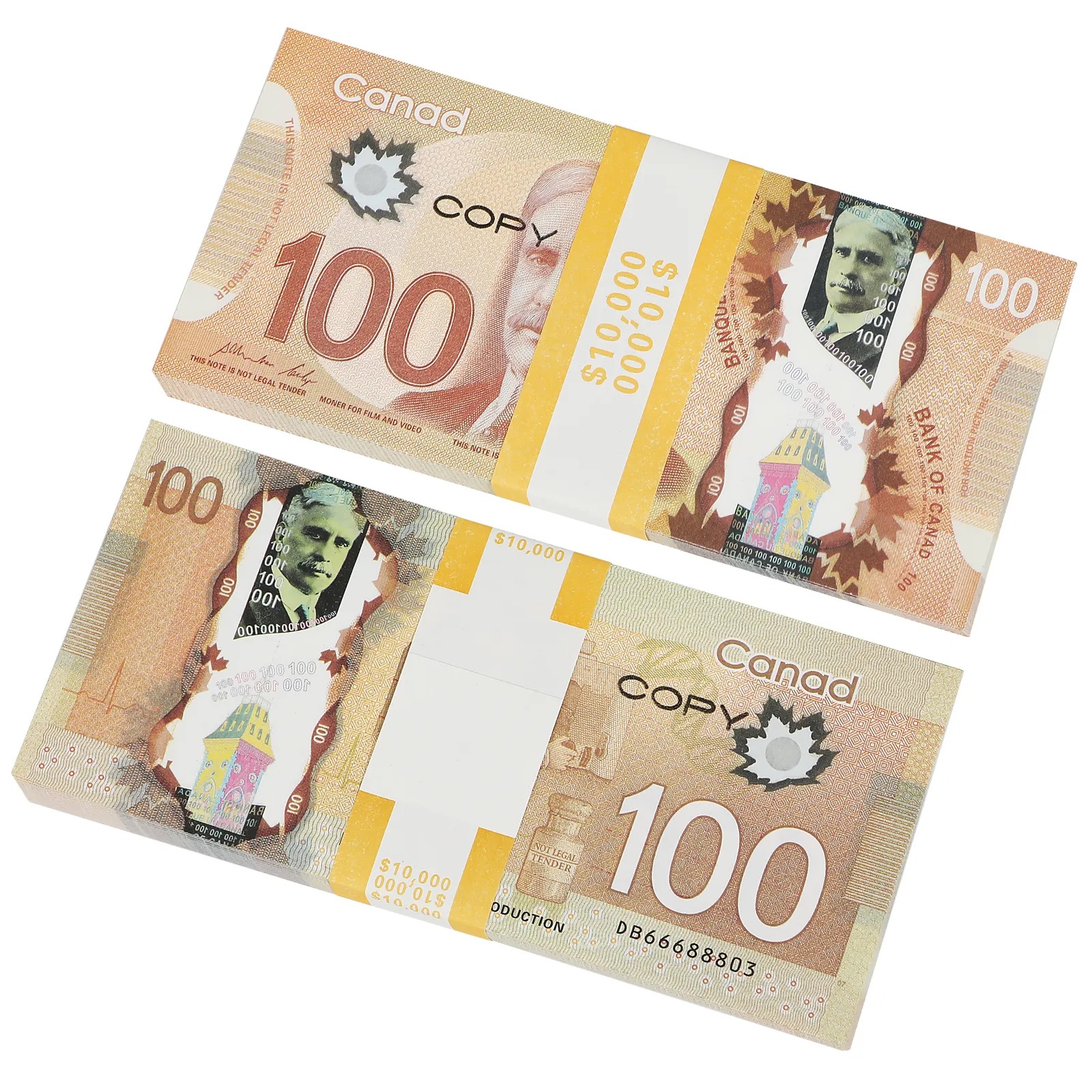 Fake Canadian Money for Movie